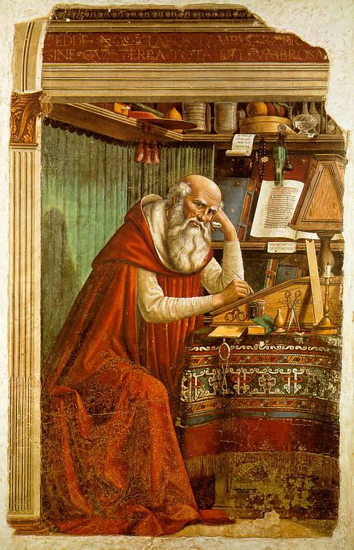 Domenico Ghirlandaio Saint Jerome in his Study  dd oil painting picture